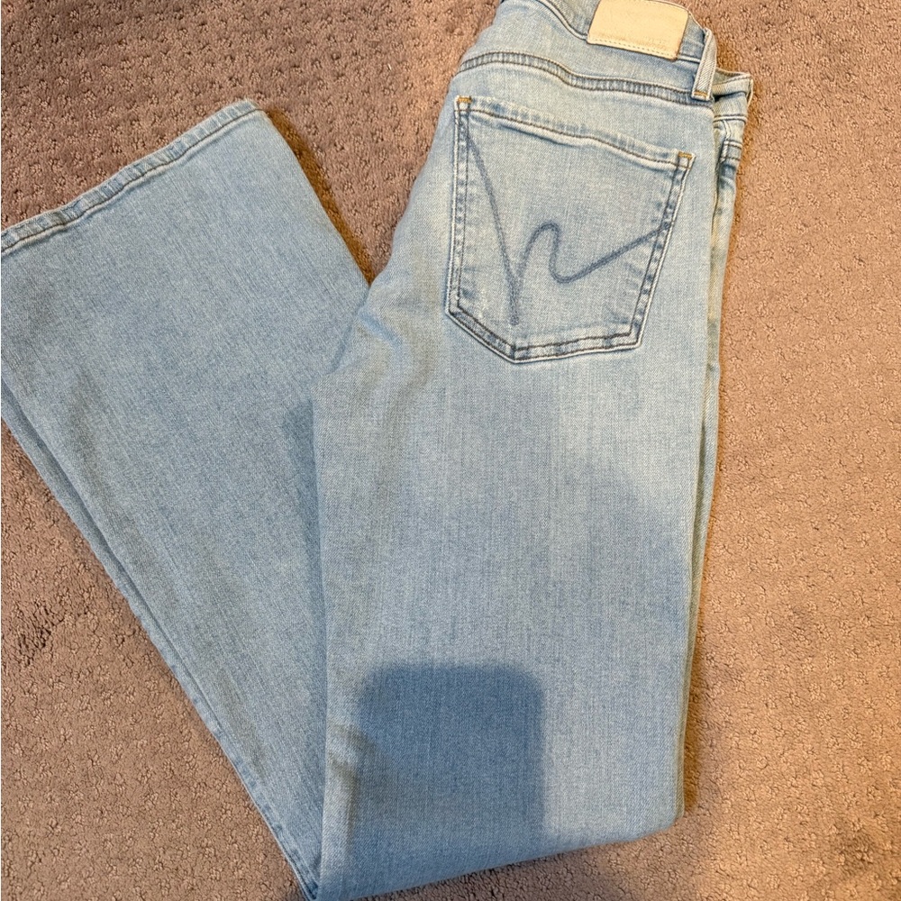 Citizens Of Humanity Light Blue Straight Leg Jeans